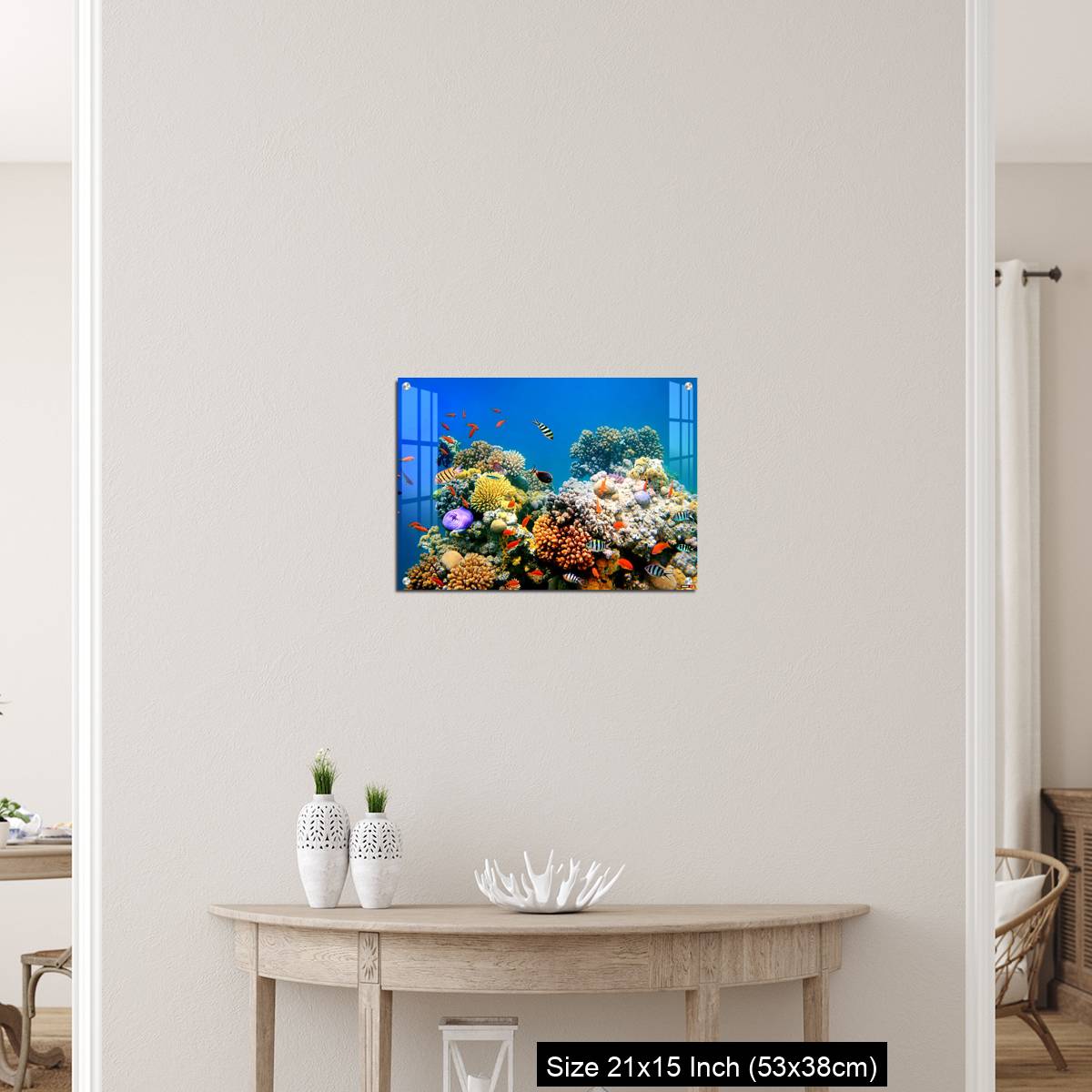 OMGs Acrylic Wall Decor – Tropical Fish on a coral reef - Image 19