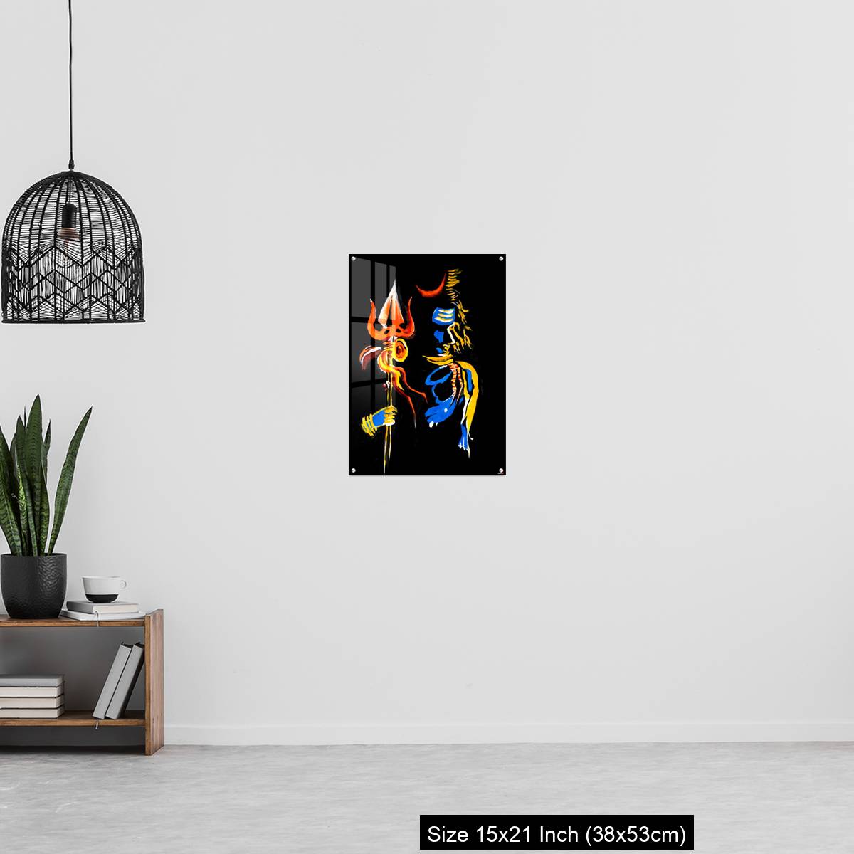 OMGs Acrylic Wall Decor – Lord Shiva with his trishul - Image 20