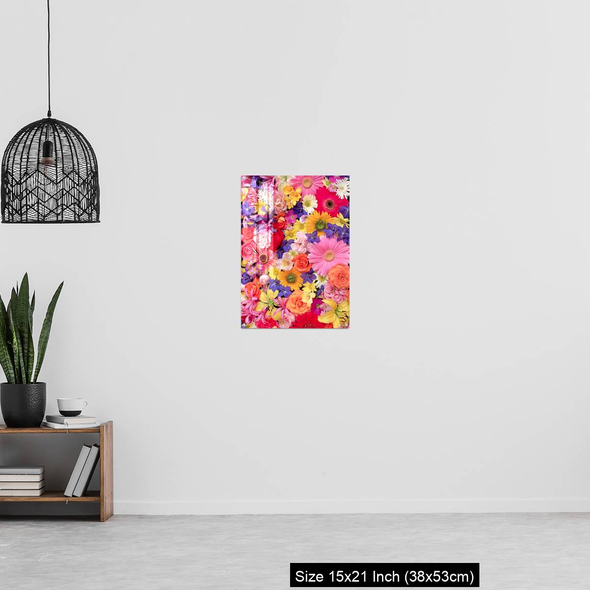 OMGs Acrylic Wall Decor – Colorful Flower Montage - Image 20