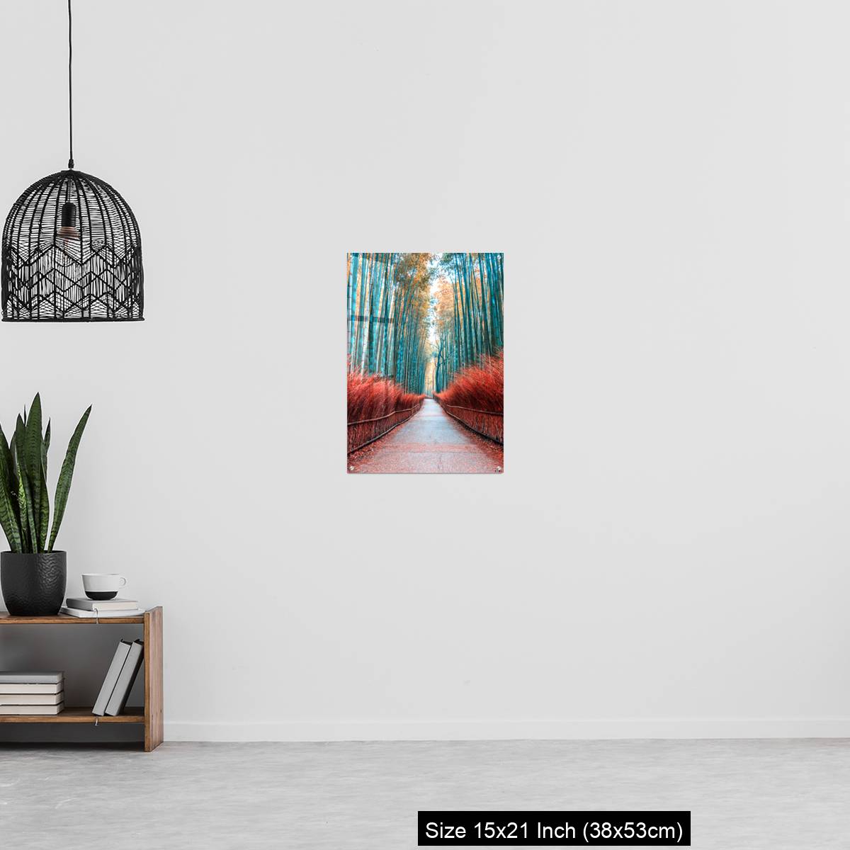 OMGs Acrylic Wall Decor – walkway bamboo tunnel named Arashiyama bamboo forest in Kyoto, Tourist landmark of Japan - Image 20