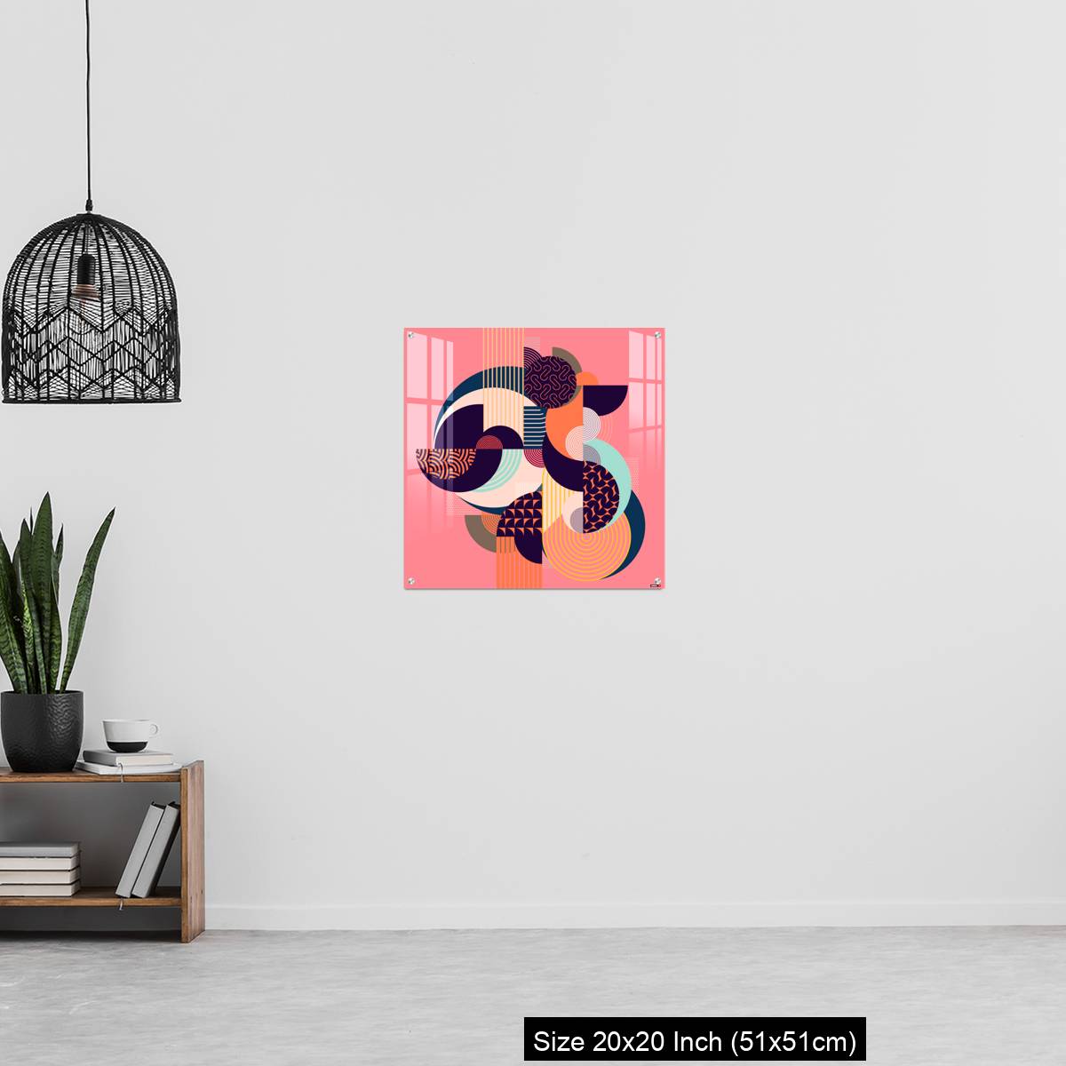 OMGs Acrylic Wall Decor – Abstract art colorful geometric composition. - Image 20