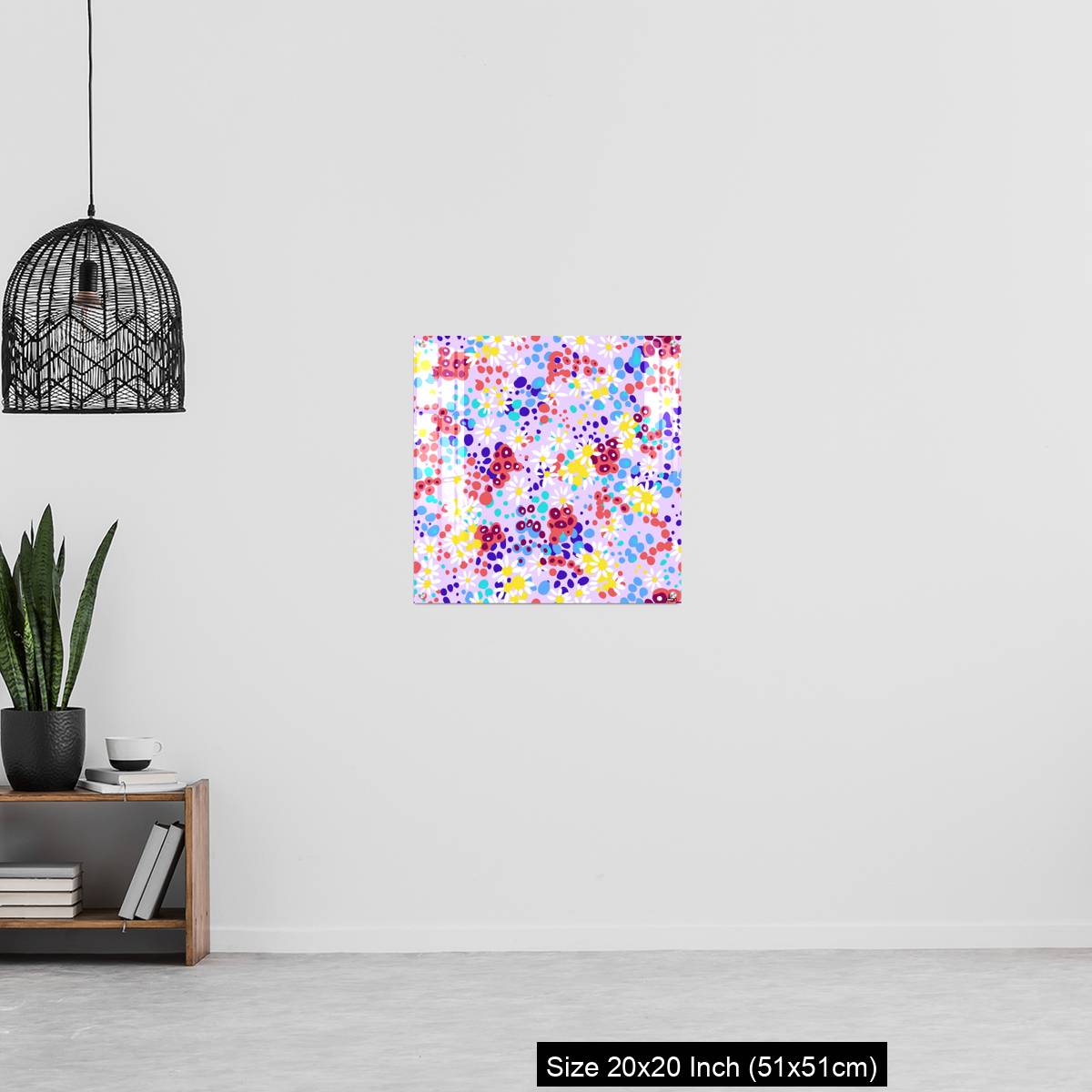 OMGs Acrylic Wall Decor – Bright nature summer floral background - Image 20