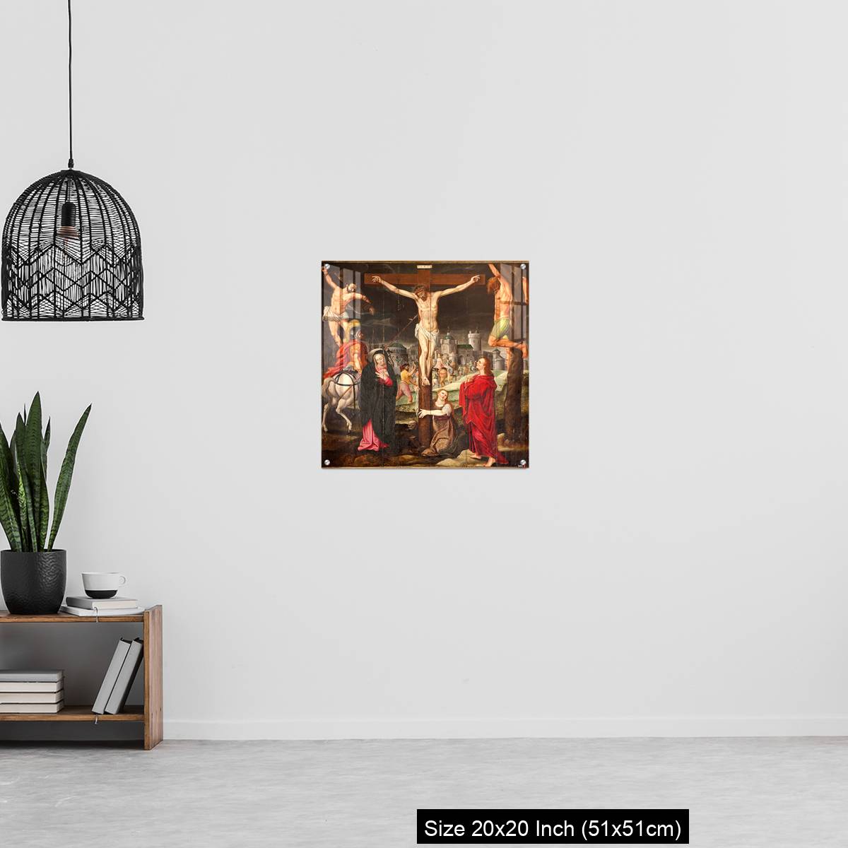 OMGs Acrylic Wall Decor – Ghent - Crucifixion paint on the wood - Image 20