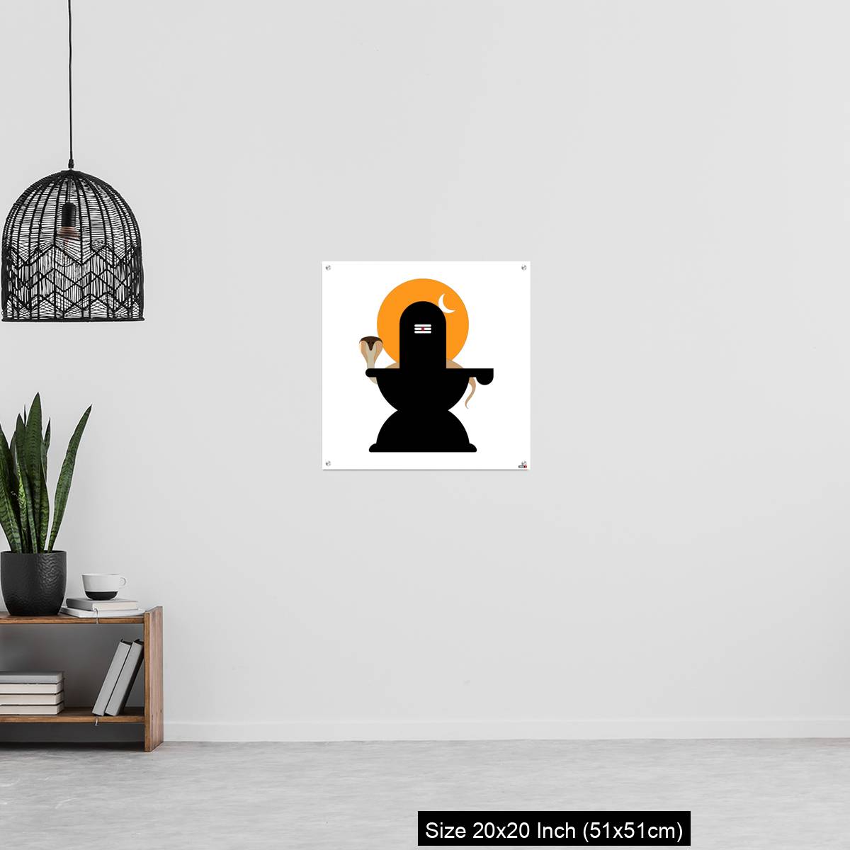 OMGs Acrylic Wall Decor – Shiva Lingam  with snake - Image 20