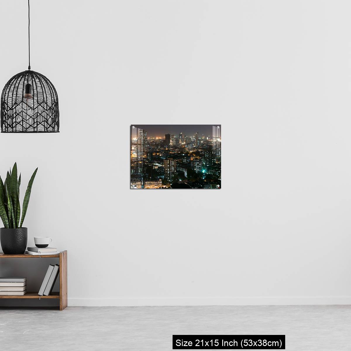 OMGs Acrylic Wall Decor – Ariel view of Mumbai, with all its beauty at night - Image 20
