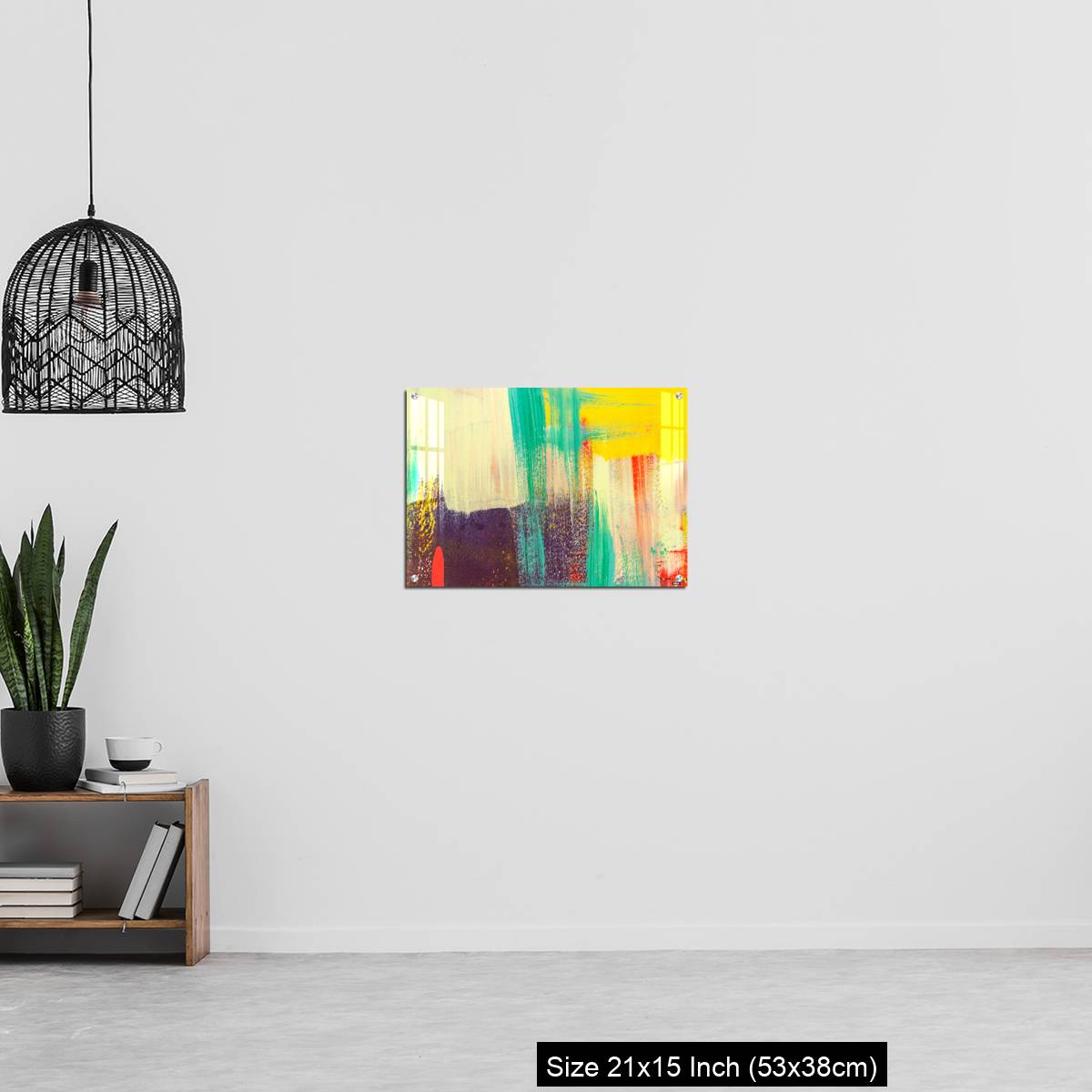 OMGs Acrylic Wall Decor – Colorful painted on concrete wall. Abstract background. - Image 20