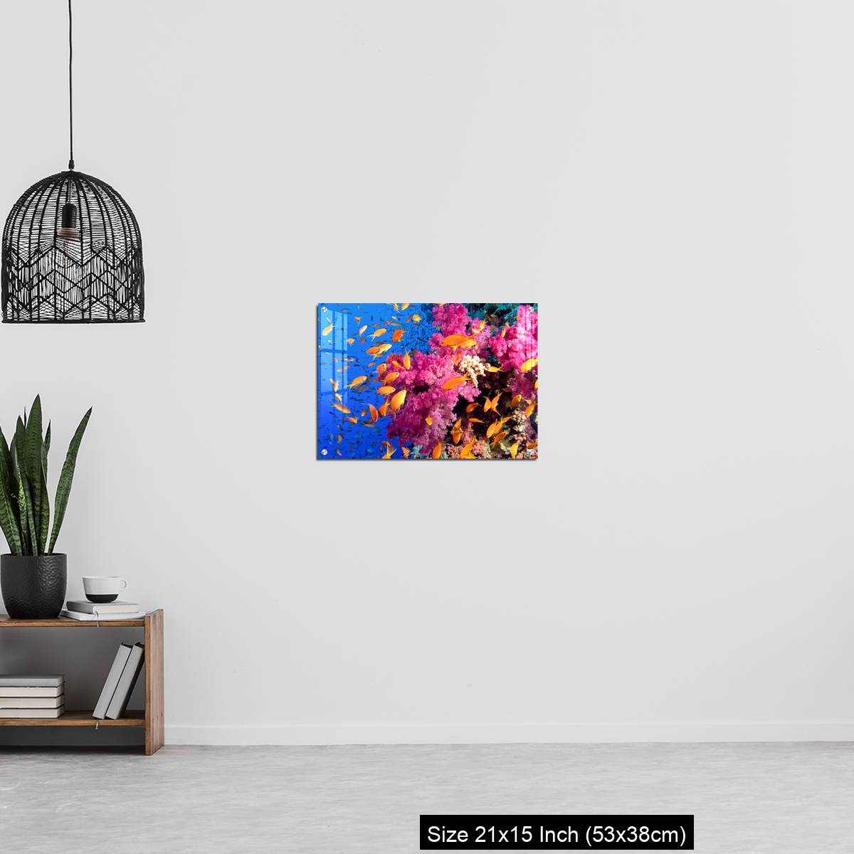 OMGs Acrylic Wall Decor – Colorful underwater picture of a coral reef, with goldfish - Image 20