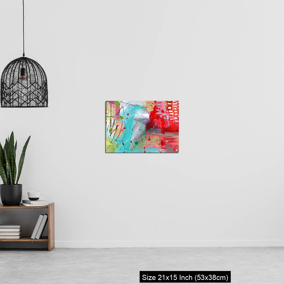 OMGs Acrylic Wall Decor – Detail of modern abstract mixed media art - Image 20