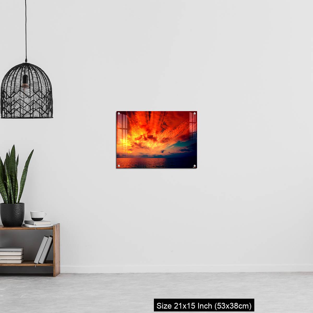 OMGs Acrylic Wall Decor – Early morning, burned sunrise over sea - Image 20