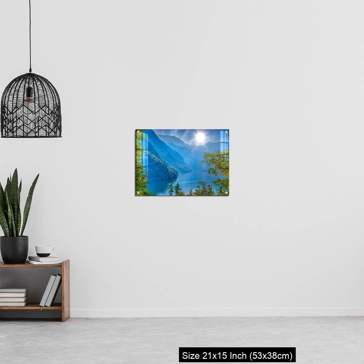 OMGs Acrylic Wall Decor – Forest window with view on lake near Schoenau am Koenigssee - Image 20