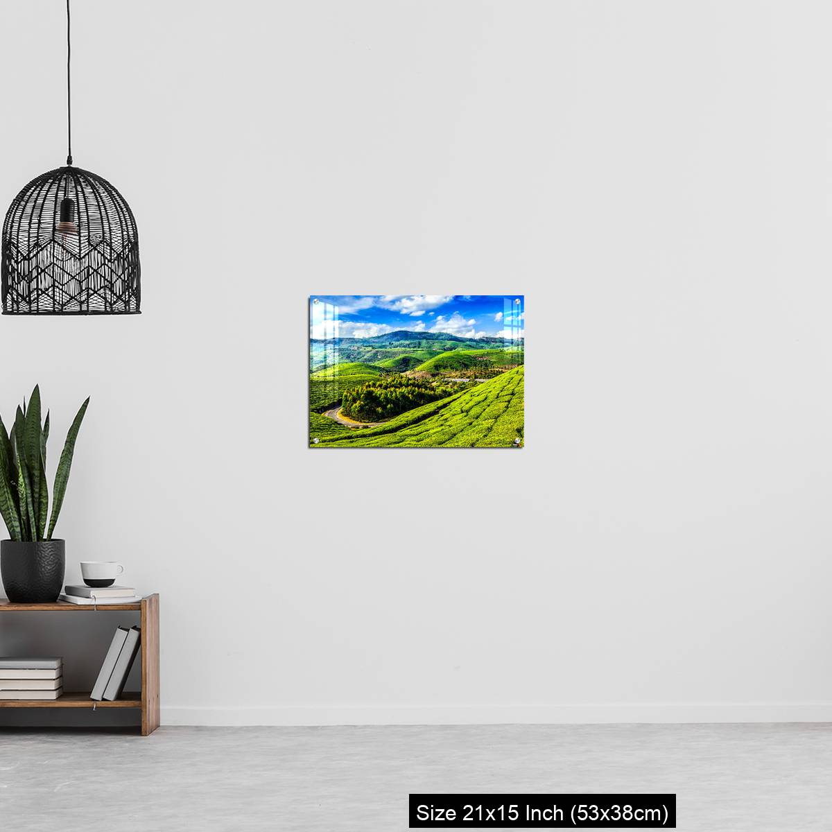 OMGs Acrylic Wall Decor – Green tea plantations in Munnar, Kerala, India - Image 20