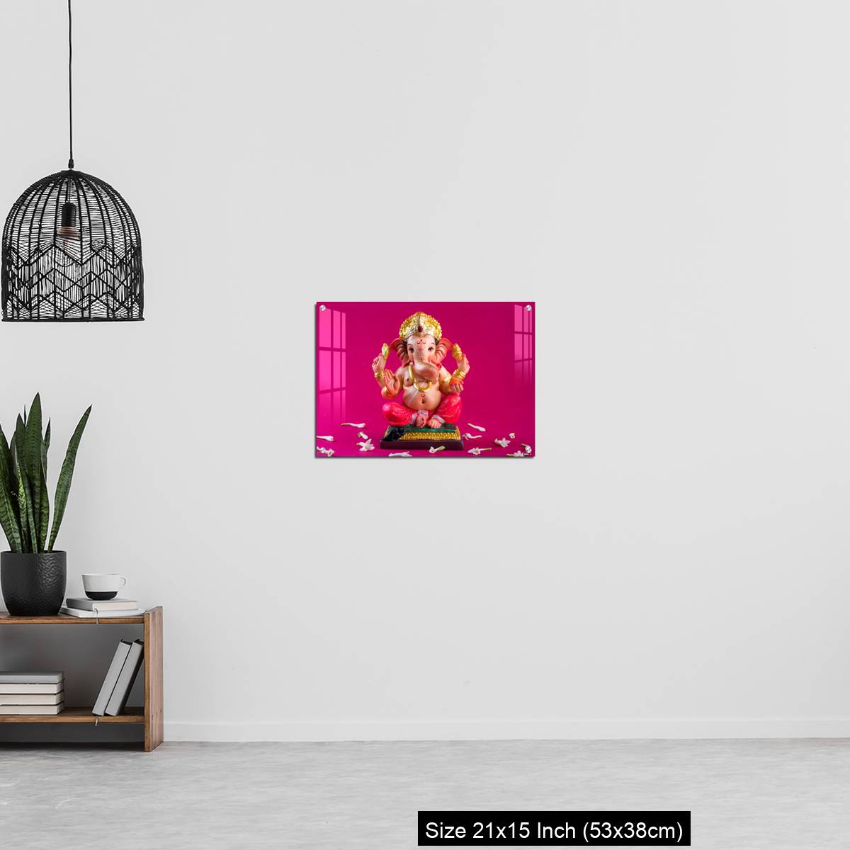 OMGs Acrylic Wall Decor – Ganesha Idol on pink background. - Image 20