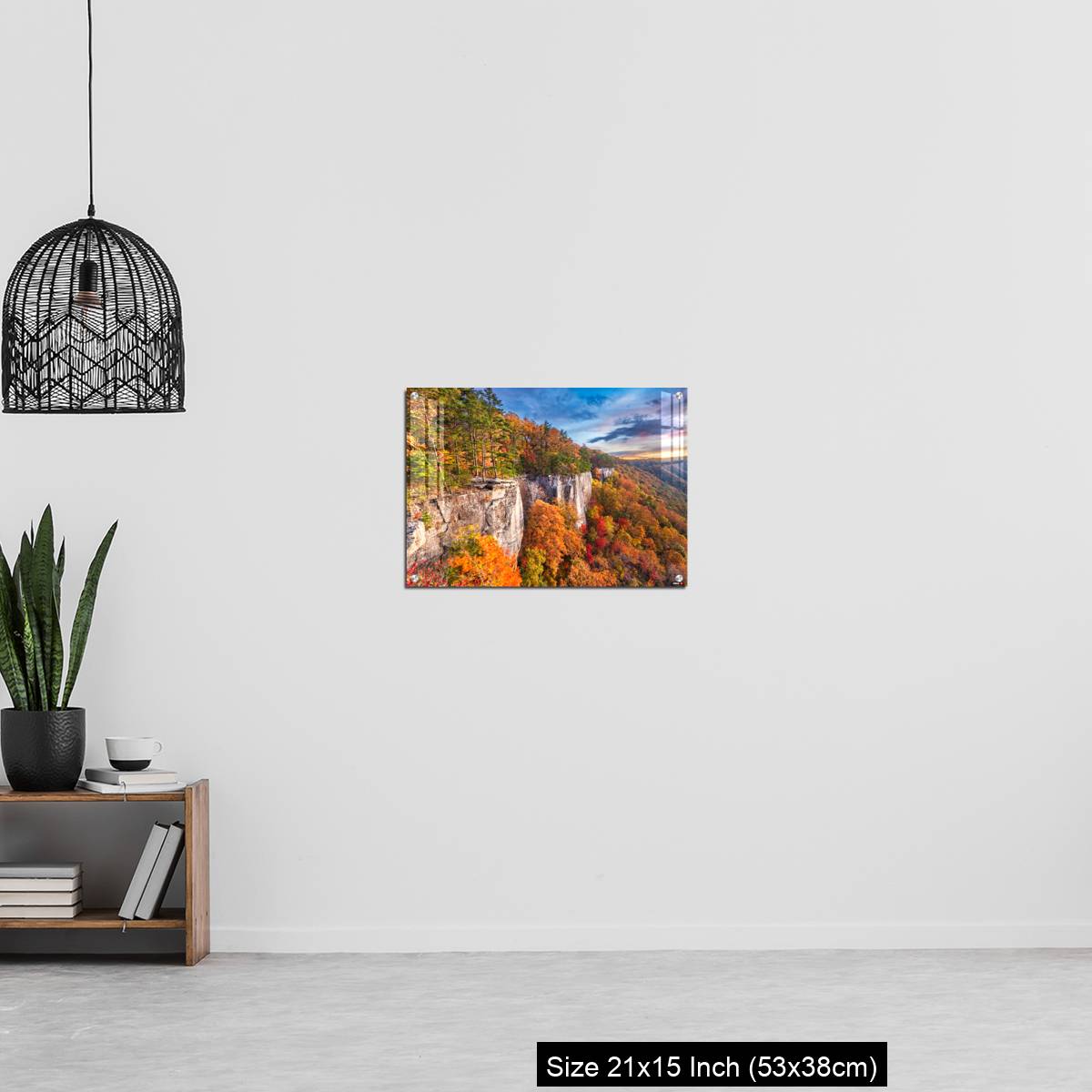 OMGs Acrylic Wall Decor – New River Gorge, West Virgnia, USA autumn morning - Image 20