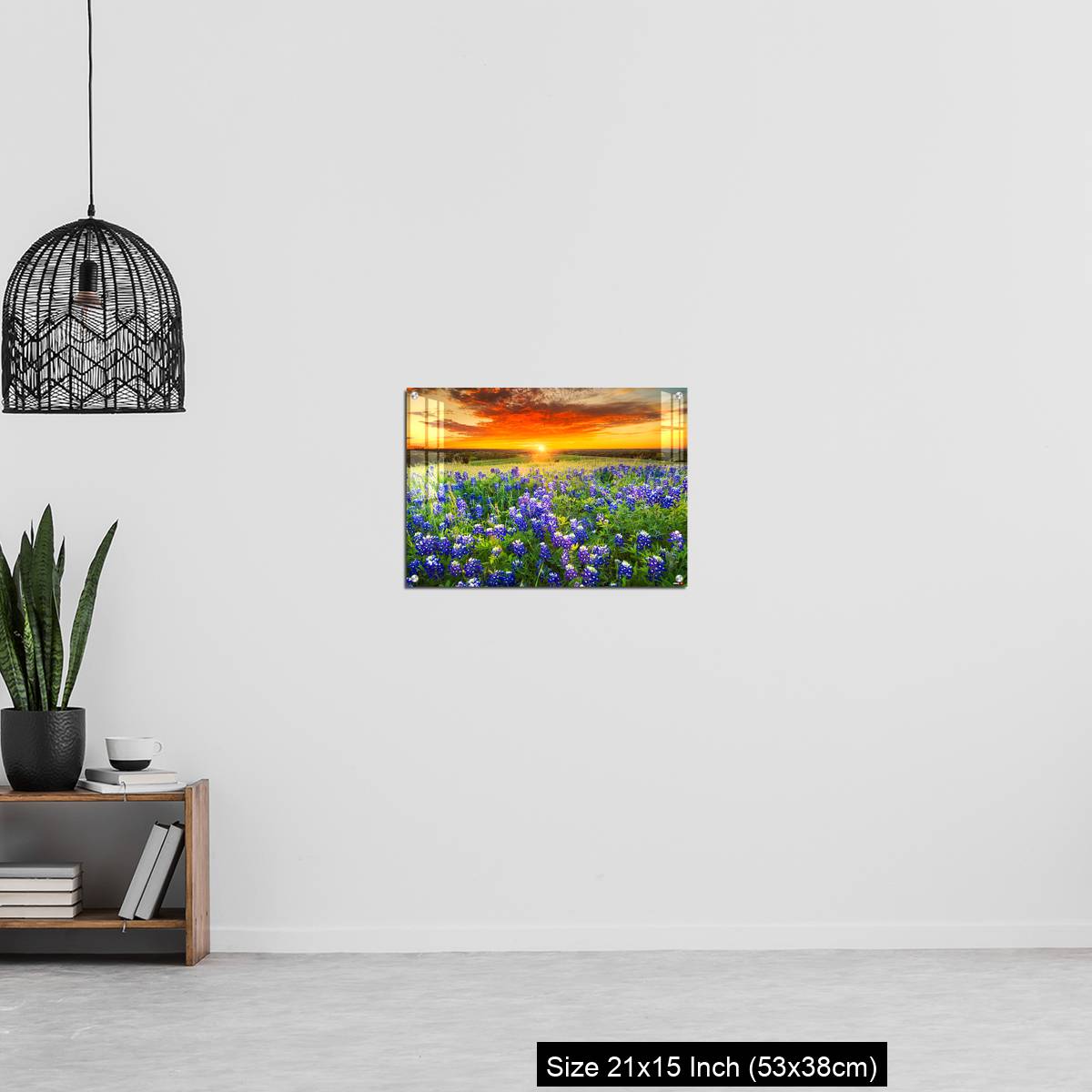 OMGs Acrylic Wall Decor – Sunset on Sugar Ridge Road, Ennis, TX - Image 20