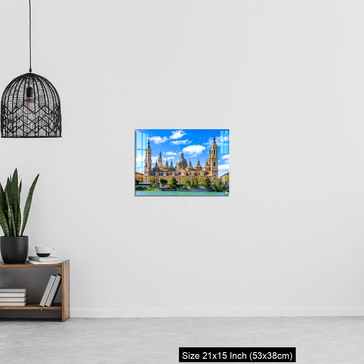 OMGs Acrylic Wall Decor – The Basilica of Our Lady of the Pillar seen from the Ebro river - Image 20