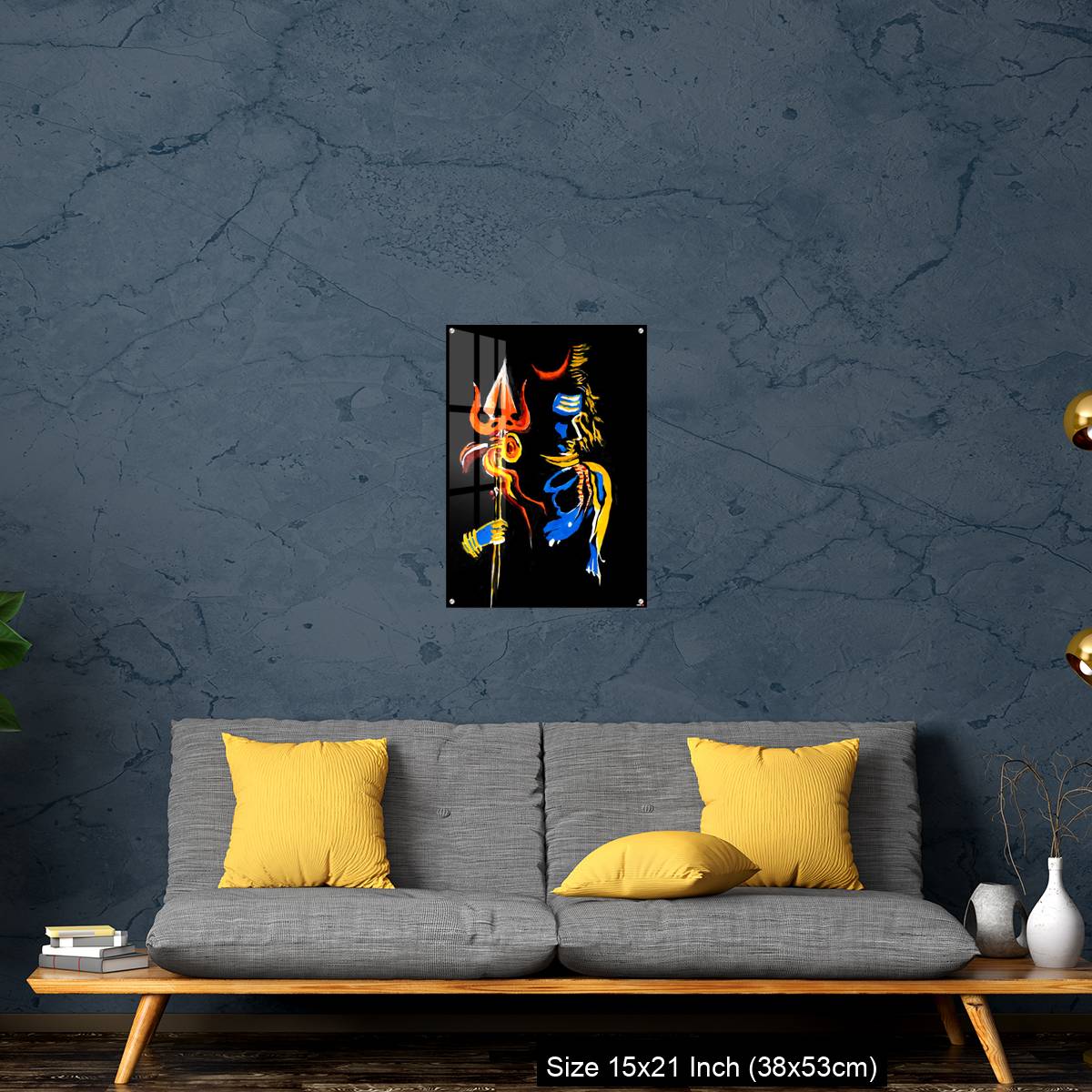 OMGs Acrylic Wall Decor – Lord Shiva with his trishul - Image 21