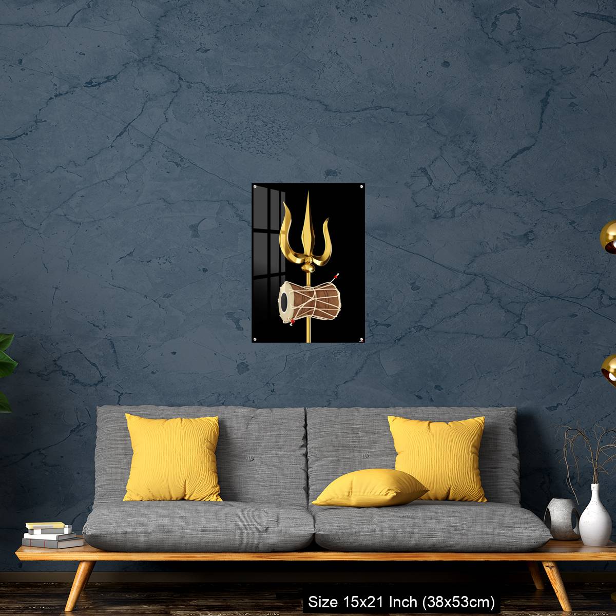 OMGs Acrylic Wall Decor – Shiva's Trishul and Damru - Image 21