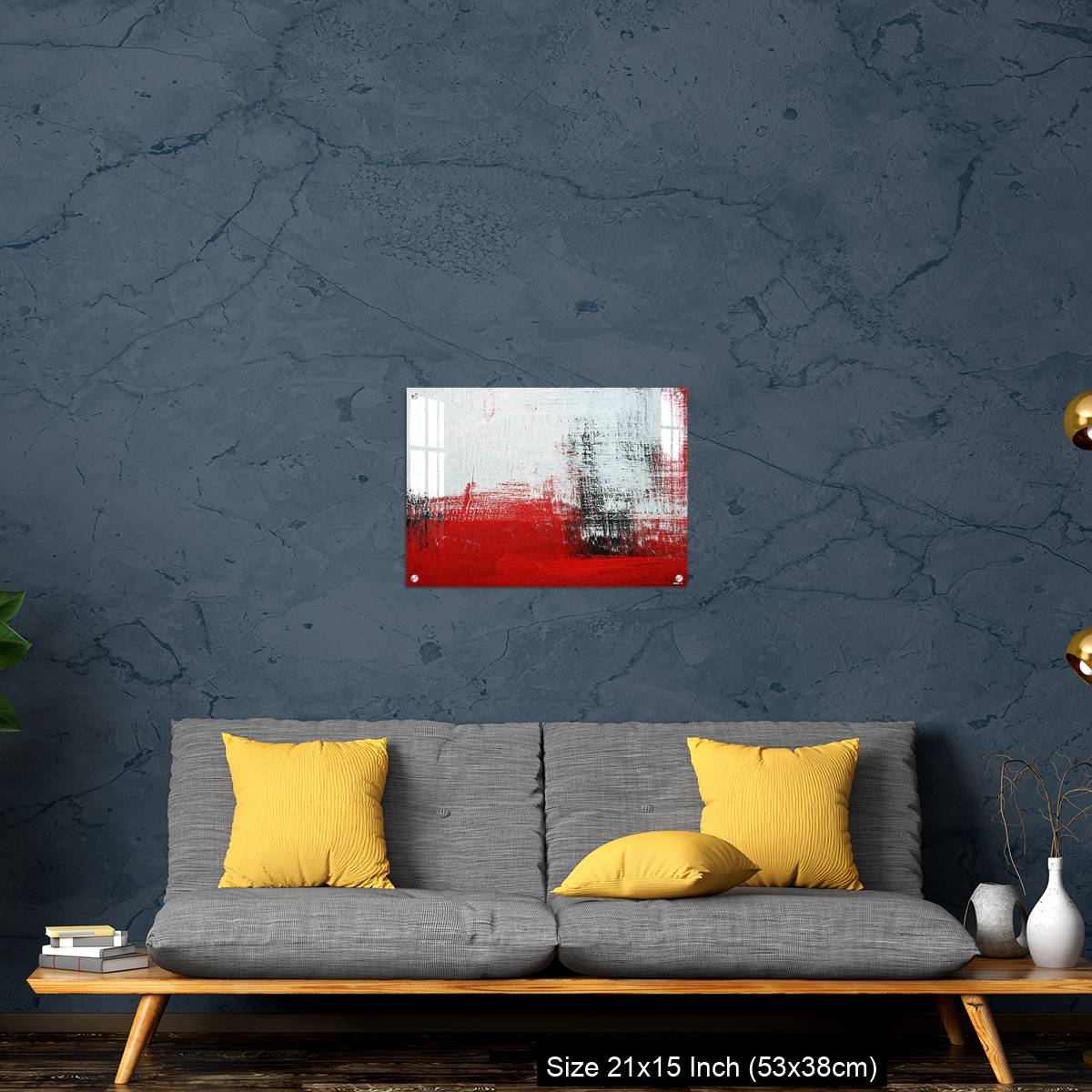 OMGs Acrylic Wall Decor – Black, white, red acrylic paint on metal surface. - Image 21