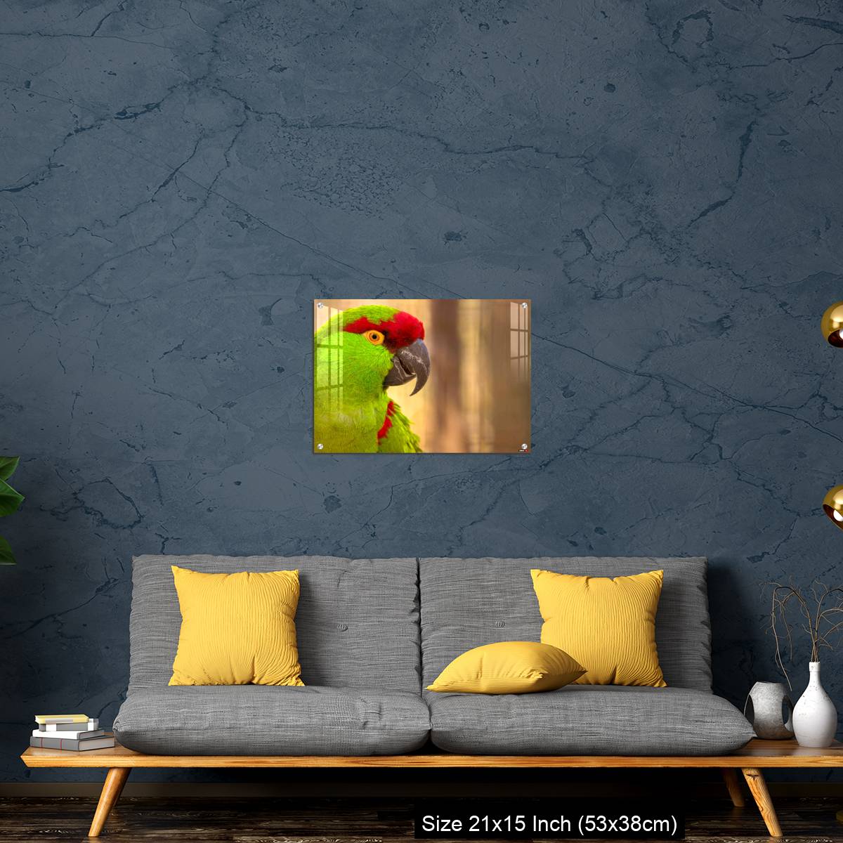 OMGs Acrylic Wall Decor – Close-up portrait of a thick billed parrot - Image 21