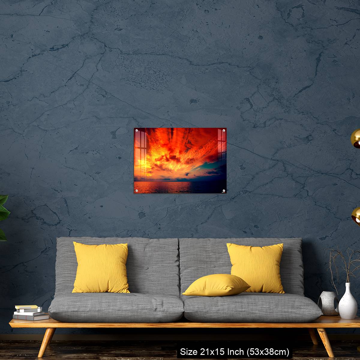 OMGs Acrylic Wall Decor – Early morning, burned sunrise over sea - Image 21