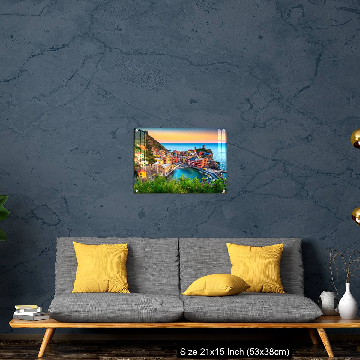 OMGs Acrylic Wall Decor – Famous touristic town of Liguria with beaches and colorful houses - Image 21