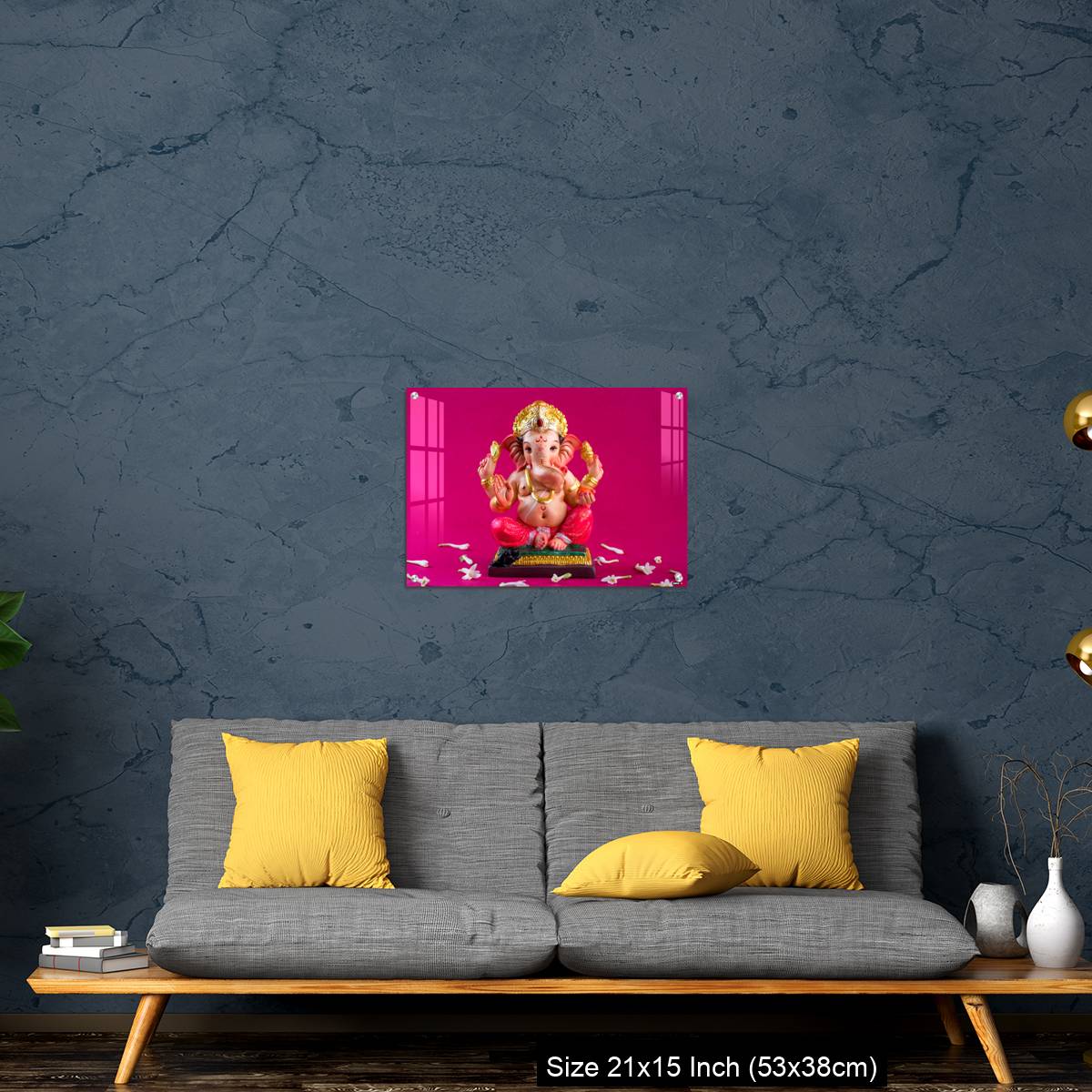 OMGs Acrylic Wall Decor – Ganesha Idol on pink background. - Image 21