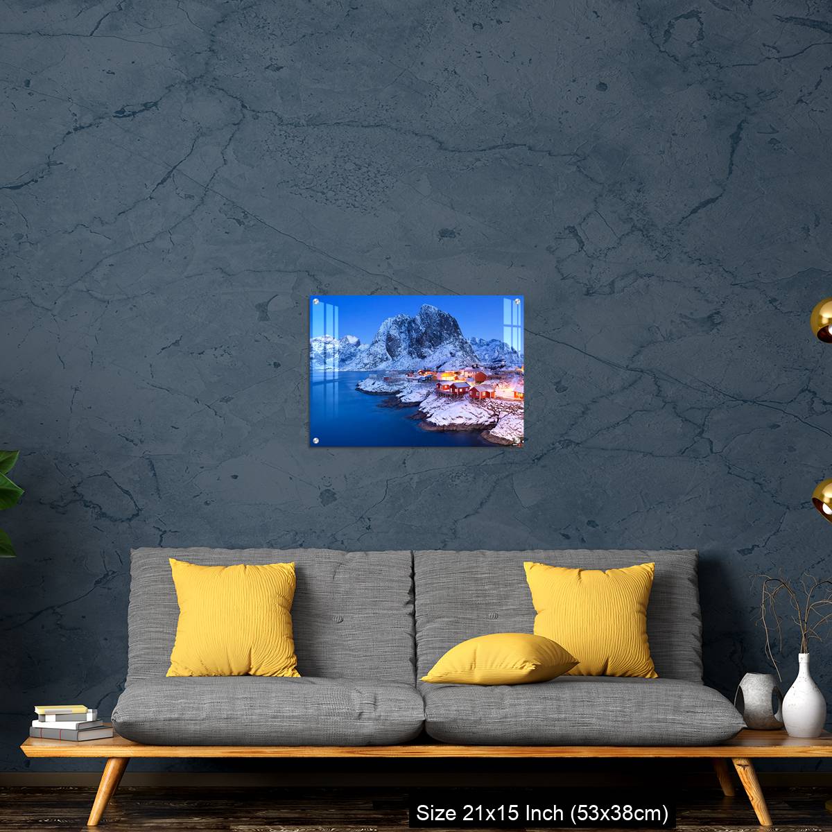 OMGs Acrylic Wall Decor – Norwegian fisherman's cabins on the Lofoten at dawn in winter - Image 21