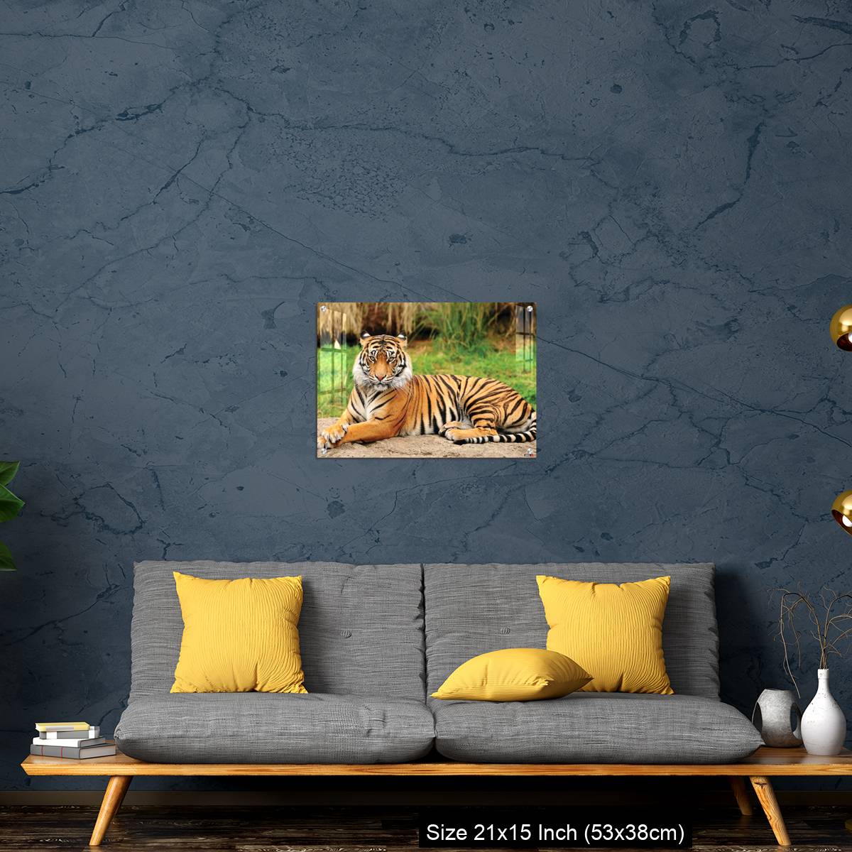 OMGs Acrylic Wall Decor – Royal Bengal Tiger alert and Staring at the Camera - Image 21