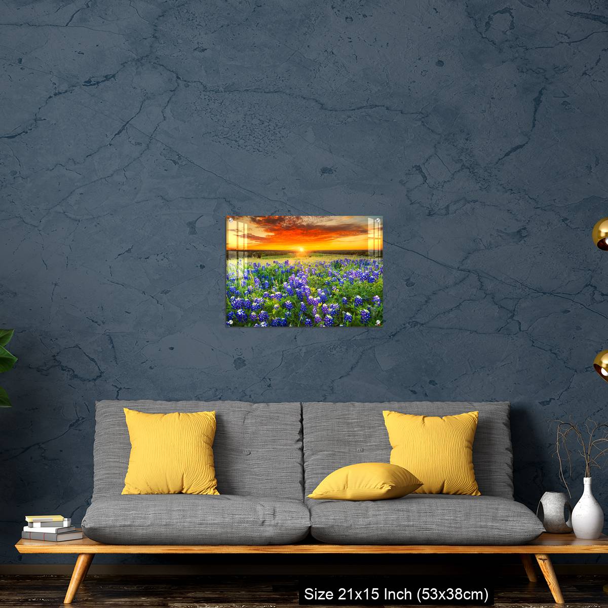OMGs Acrylic Wall Decor – Sunset on Sugar Ridge Road, Ennis, TX - Image 21