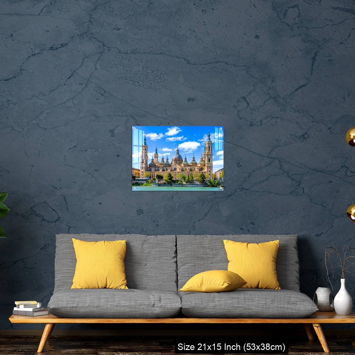 OMGs Acrylic Wall Decor – The Basilica of Our Lady of the Pillar seen from the Ebro river - Image 21