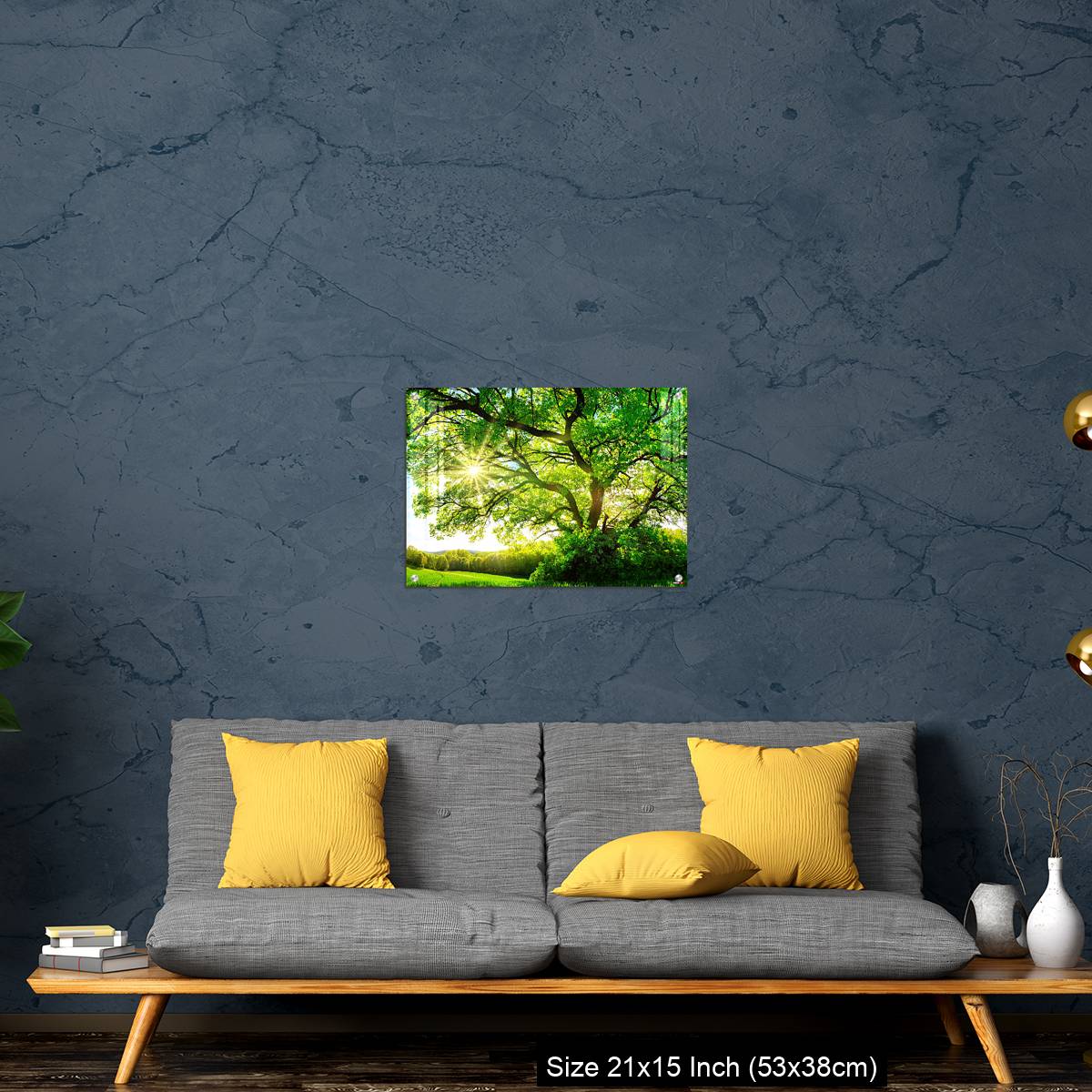 OMGs Acrylic Wall Decor – The sun shining through a majestic oak tree - Image 21
