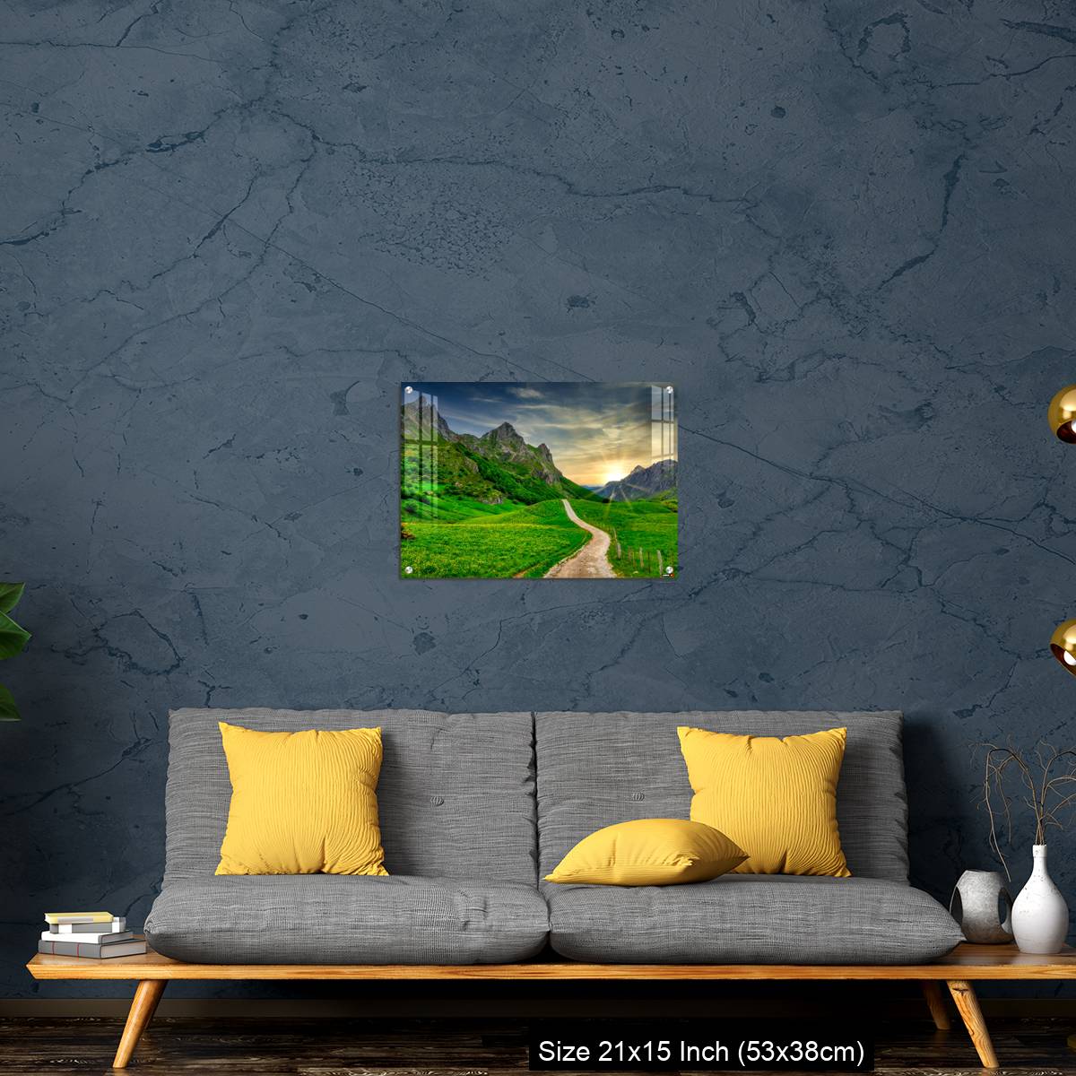 OMGs Acrylic Wall Decor – Track and mountains in Valle del Lago, Somiedo Nature Park, Asturias, Spain - Image 21