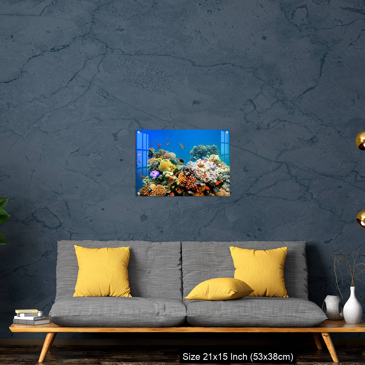 OMGs Acrylic Wall Decor – Tropical Fish on a coral reef - Image 21
