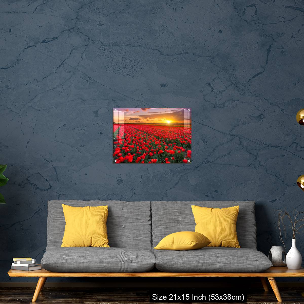 OMGs Acrylic Wall Decor – Tulip fields at sunset in the Netherlands - Image 21