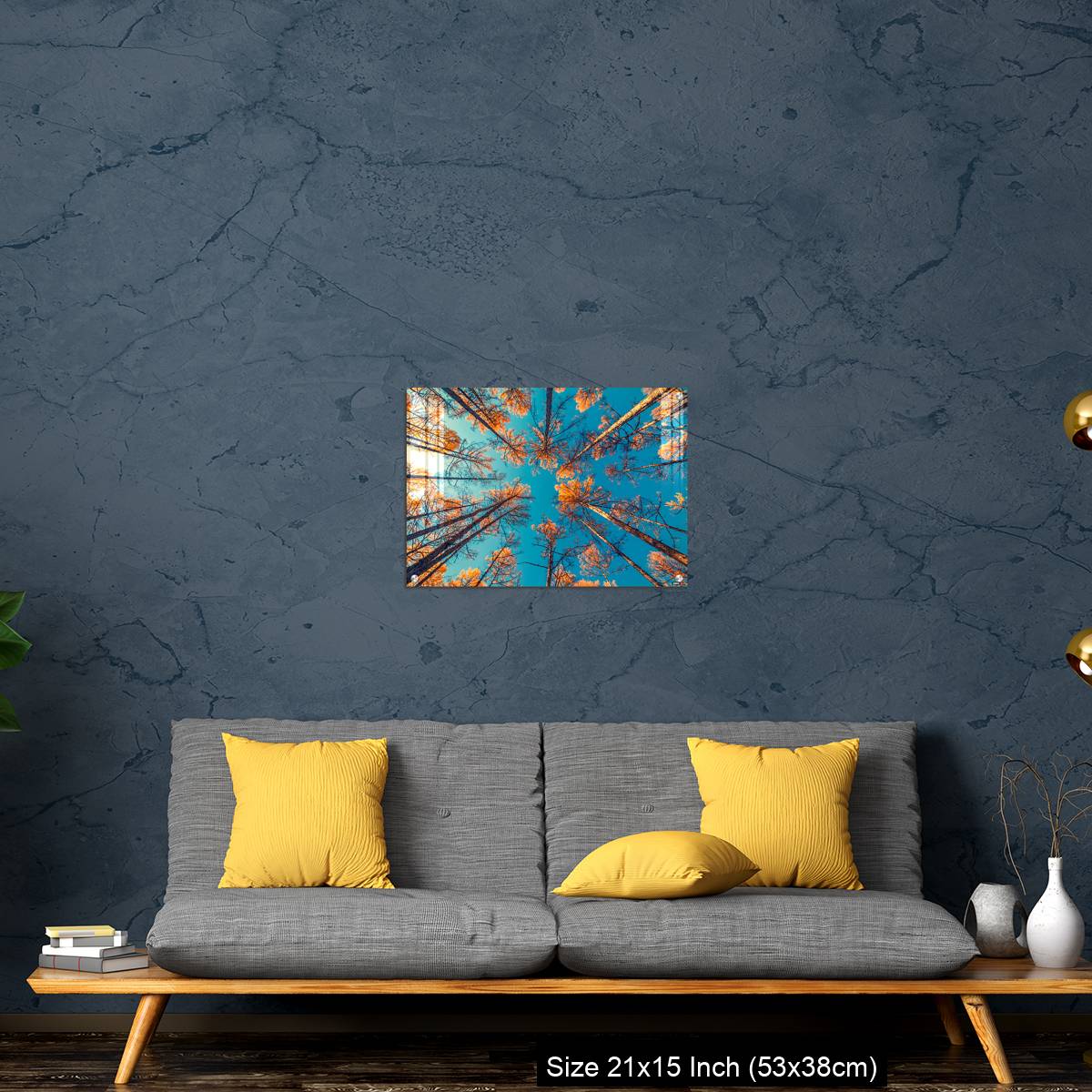 OMGs Acrylic Wall Decor – looking up at trees and clear blue sky - Image 21