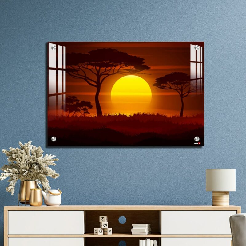 OMGs Acrylic Wall Decor - Savanna Landscape