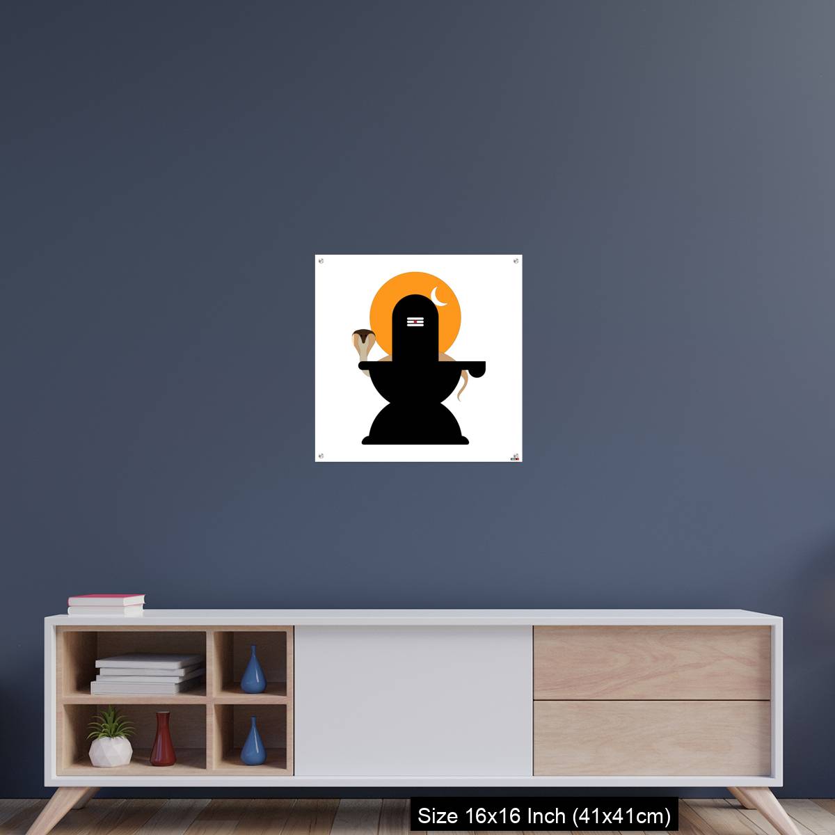 OMGs Acrylic Wall Decor – Shiva Lingam  with snake - Image 22