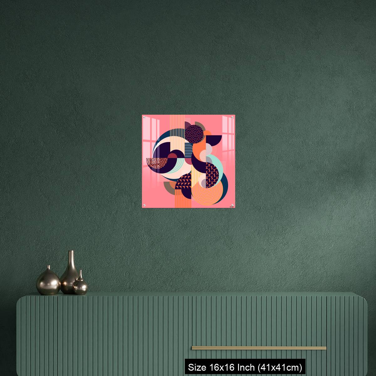 OMGs Acrylic Wall Decor – Abstract art colorful geometric composition. - Image 23