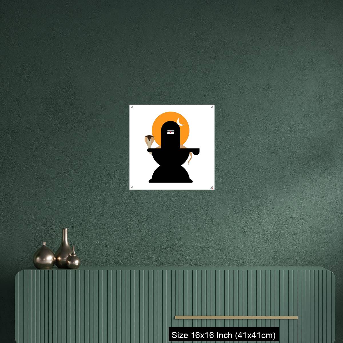 OMGs Acrylic Wall Decor – Shiva Lingam  with snake - Image 23