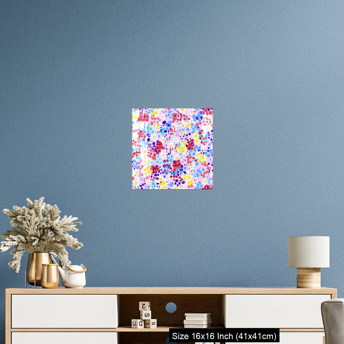 OMGs Acrylic Wall Decor – Bright nature summer floral background - Image 24