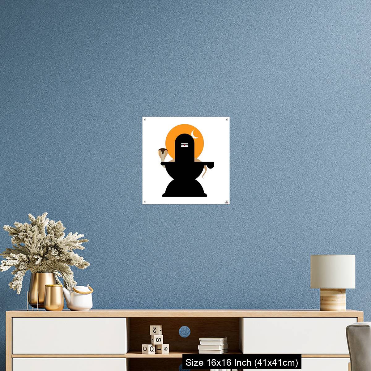 OMGs Acrylic Wall Decor – Shiva Lingam  with snake - Image 24