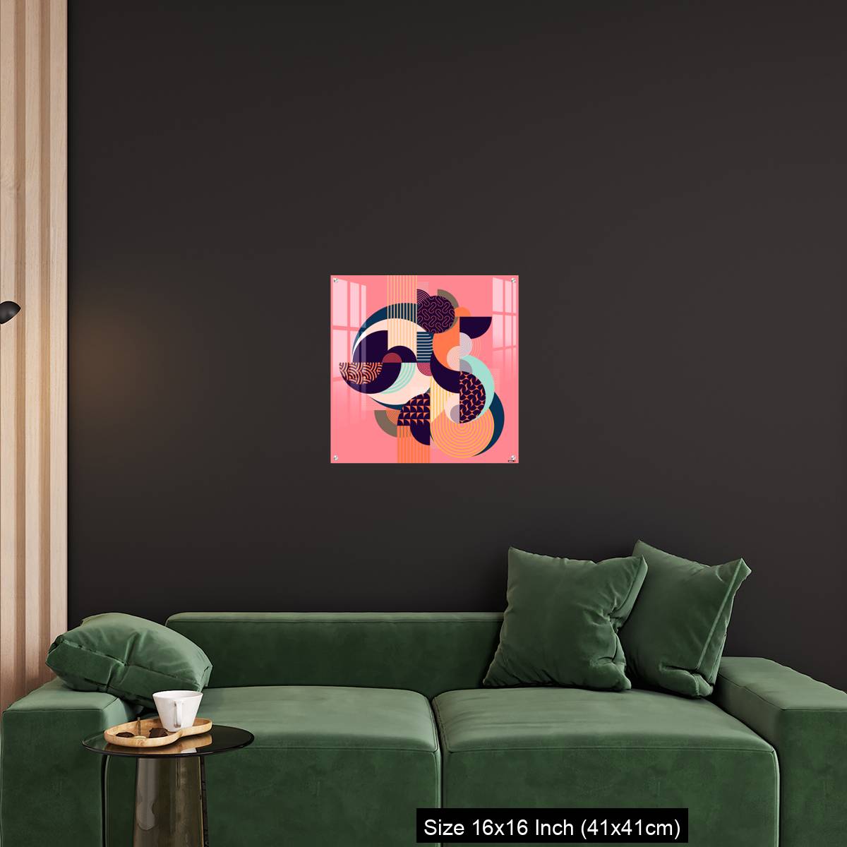 OMGs Acrylic Wall Decor – Abstract art colorful geometric composition. - Image 25