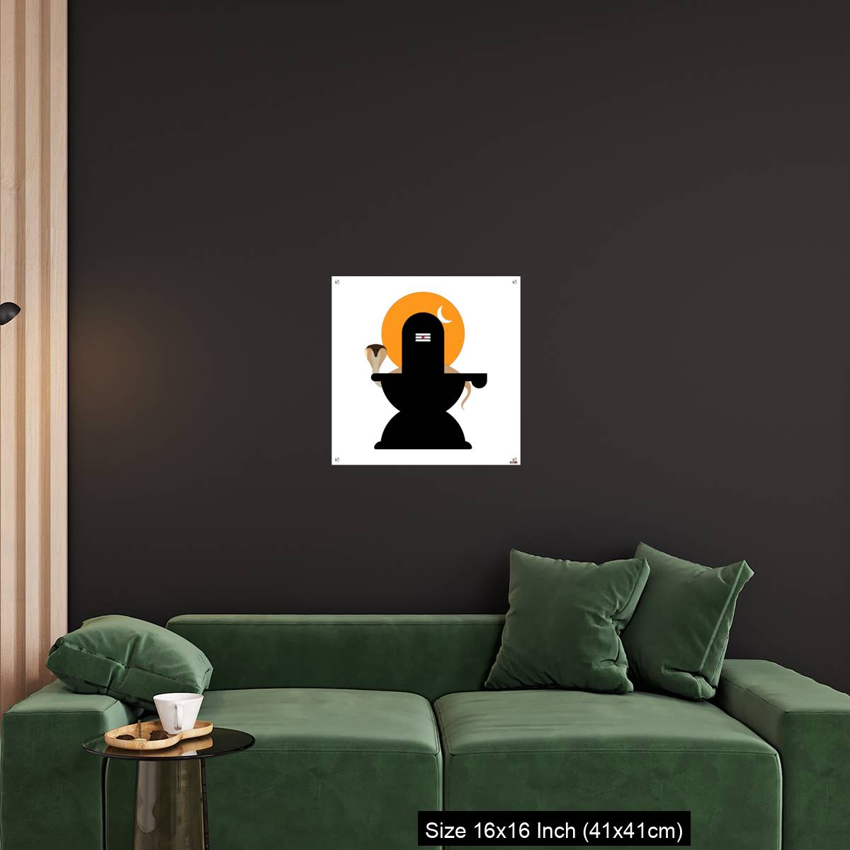 OMGs Acrylic Wall Decor – Shiva Lingam  with snake - Image 25