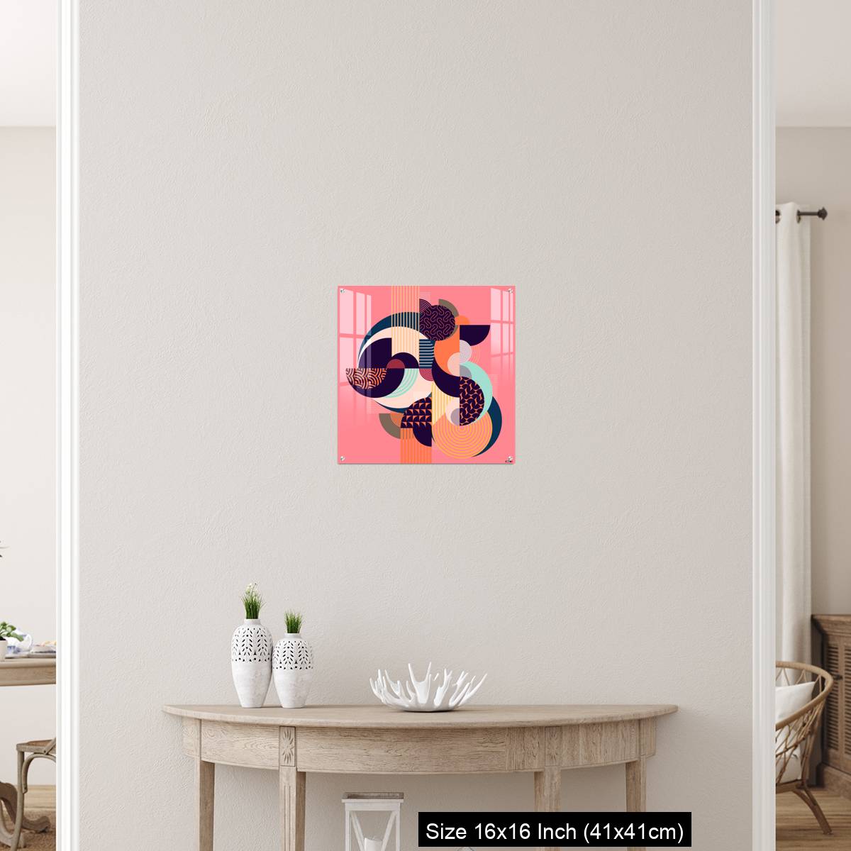 OMGs Acrylic Wall Decor – Abstract art colorful geometric composition. - Image 26