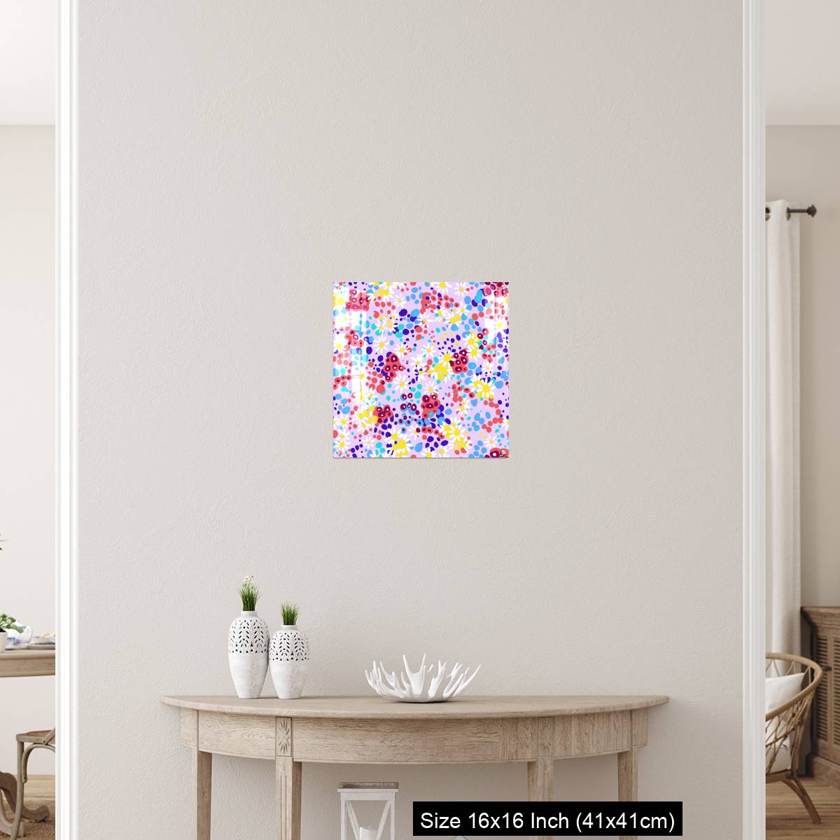 OMGs Acrylic Wall Decor – Bright nature summer floral background - Image 26