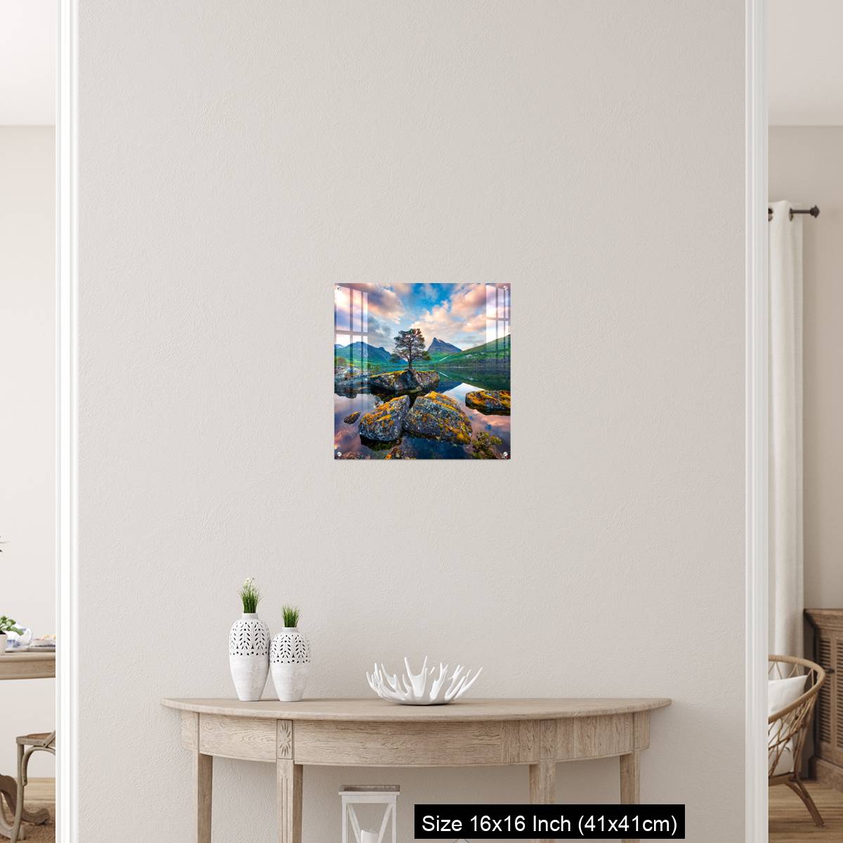 OMGs Acrylic Wall Decor – Fantastic summer sunrise on the Innerdalsvatna lake - Image 26