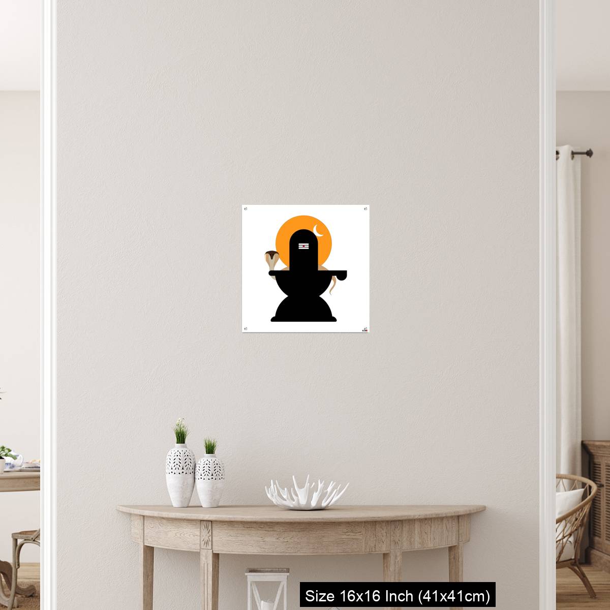 OMGs Acrylic Wall Decor – Shiva Lingam  with snake - Image 26