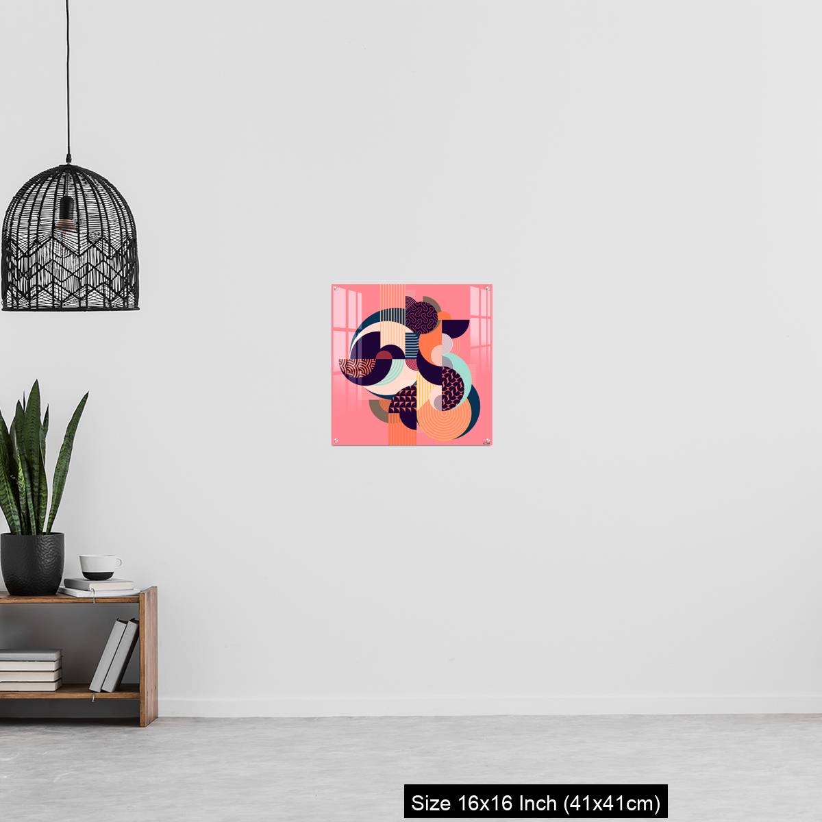 OMGs Acrylic Wall Decor – Abstract art colorful geometric composition. - Image 27