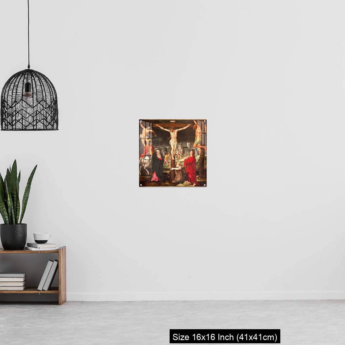 OMGs Acrylic Wall Decor – Ghent - Crucifixion paint on the wood - Image 27