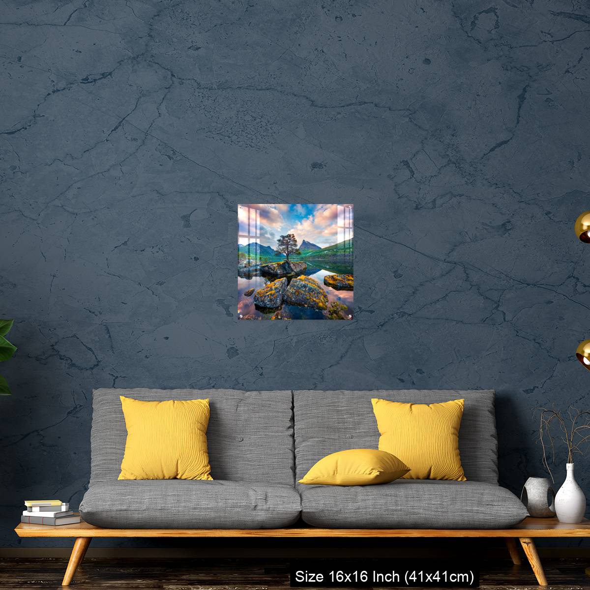 OMGs Acrylic Wall Decor – Fantastic summer sunrise on the Innerdalsvatna lake - Image 28